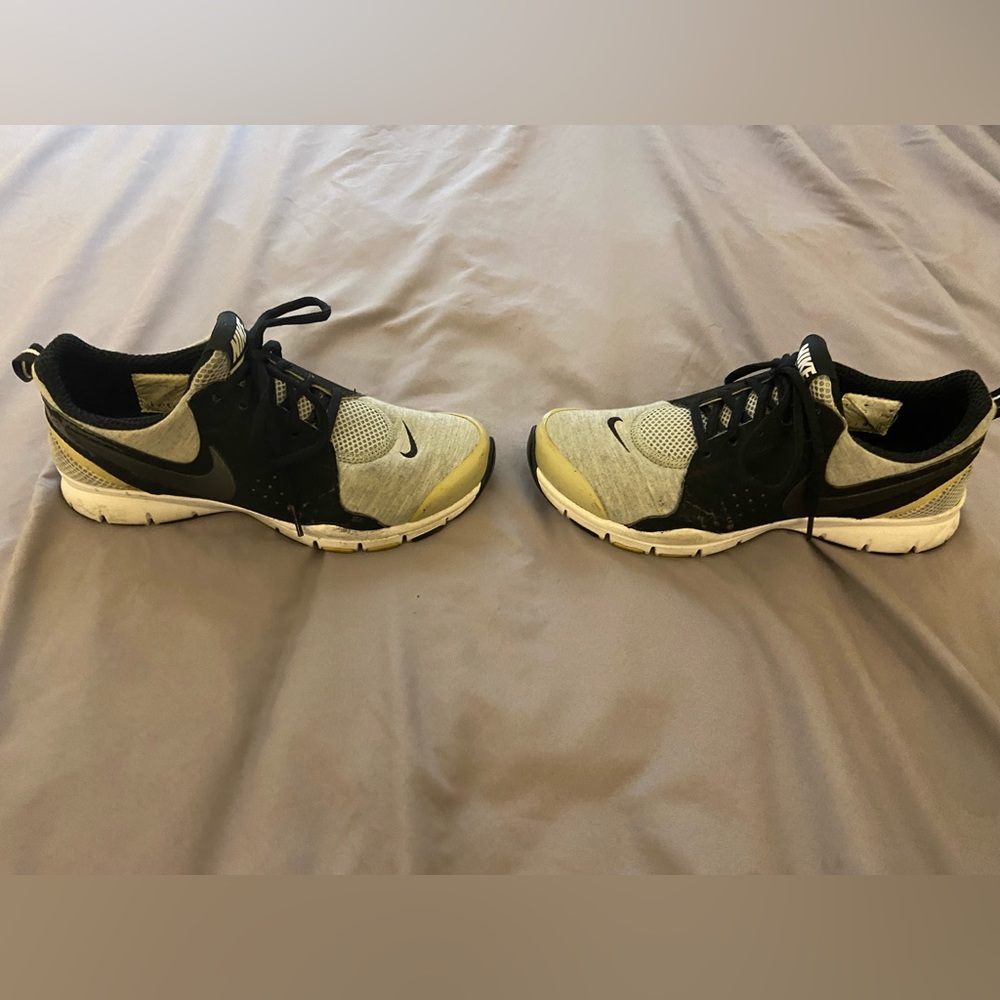 Nike memory foam running shoes. I have taken very good care of them!